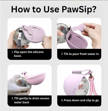 PawSip — Fold, Clip, Hydrate